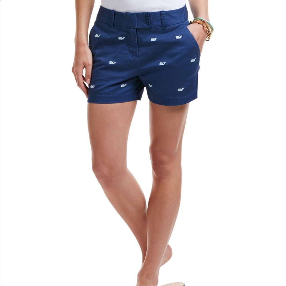 Vineyard Vines | Whale Embroidered Dayboat Shorts
